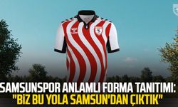 Samsunspor anlamlı forma tanıtımı: "Biz bu yola Samsun'dan çıktık"