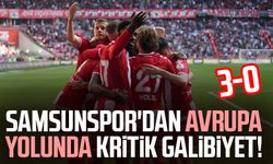 Samsunspor'dan Avrupa yolunda kritik galibiyet!