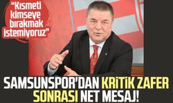 Samsunspor'da kritik zafer sonrası net mesaj! "Kısmeti kimseye bırakmak istemiyoruz"