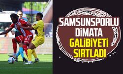 Samsunsporlu Dimata galibiyeti sırtladı