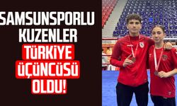 Samsunsporlu kuzenler Türkiye üçüncüsü oldu!