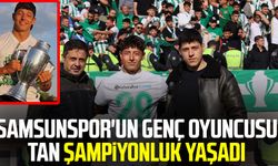 Samsunspor'un genç oyuncusu Haluk Mustafa Tan şampiyonluk yaşadı