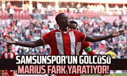 Samsunspor’un golcüsü Marius fark yaratıyor!