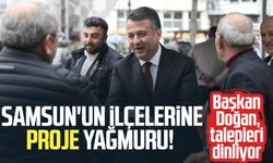 Samsun'un ilçelerine proje yağmuru!