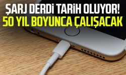 Şarj derdi tarih oluyor! 50 yıl boyunca çalışacak