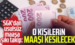 SGK'dan usulsüz maaşa sıkı takip: Boşandığı eşiyle yaşayana geçit yok!