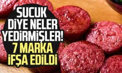 Sucuk diye neler yedirmişler! 7 marka ifşa oldu