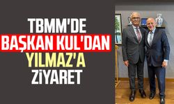 TBMM'de Başkan Şenol Kul'dan Yusuf Ziya Yılmaz'a ziyaret