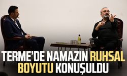 Terme’de namazın ruhsal boyutu konuşuldu