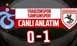 Trabzonspor-Samsunspor maçı canlı anlatım