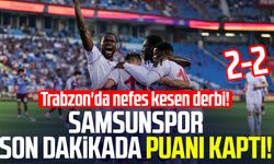 Trabzon'da nefes kesen derbi! Samsunspor son nefeste puanı kaptı