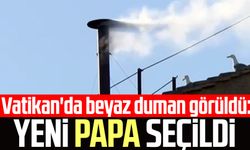 Vatikan'da beyaz duman görüldü, yeni papa seçildi