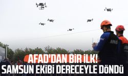 AFAD'dan bir ilk! Samsun ekibi dereceyle döndü