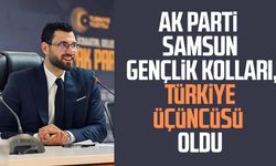 AK Parti Samsun Gençlik Kolları, Türkiye üçüncüsü oldu
