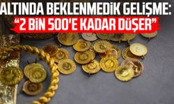 Altında beklenmedik gelişme: 2 bin 500'e kadar düşer