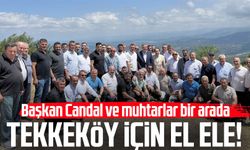 Tekkeköy için el ele: Başkan Mustafa Candal ve muhtarlar bir arada