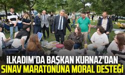 İlkadım’da Başkan İhsan Kurnaz'dan sınav maratonuna moral desteği