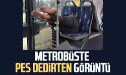Metrobüste şoke eden anlar!