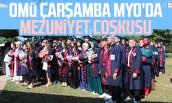 OMÜ Çarşamba MYO’da mezuniyet coşkusu