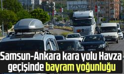 Samsun'da bayram trafiği yoğunluğu başladı