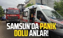 Samsun Helvacalı Mahallesi'nde yangın paniği!