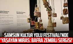 Samsun Kültür Yolu Festivali’nde 'Yaşayan Miras: Bafra Zembili Sergisi'