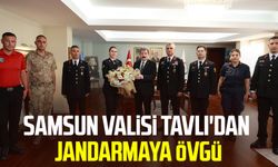Samsun Valisi Orhan Tavlı'dan jandarmaya övgü