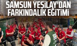 Samsun Yeşilay'dan farkındalık eğitimi