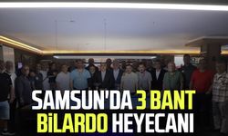 Samsun'da 3 Bant Bilardo heyecanı