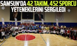 Samsun'da 42 takım, 452 sporcu yeteneklerini sergiledi