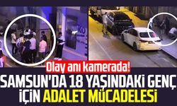 Samsun'da Enes Karagül için adalet mücadelesi: Olay anı kamerada!