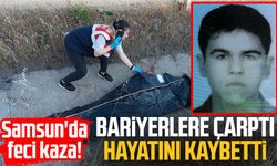 Samsun'da motosiklet faciası! Ali Berkay uçar hayatını kaybetti