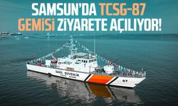 Samsun’da TCSG-87 gemisi ziyarete açılıyor! Tüm vatandaşlar davetli