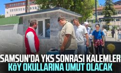 Samsun'da YKS sonrası kalemler köy okullarına umut olacak