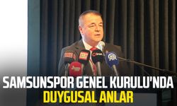 Samsunspor Genel Kurulu'nda duygusal anlar