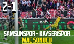 Reeder Samsunspor - Kayserispor maç sonucu