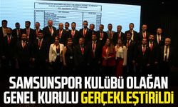 Samsunspor Kulübü Olağan Genel Kurulu gerçekleştirildi