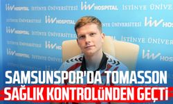 Samsunspor'da Logi Tomasson sağlık kontrolünden geçti