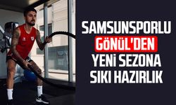 Samsunsporlu Soner Gönül'den yeni sezona sıkı hazırlık