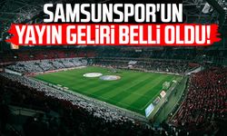 Samsunspor'un yayın geliri belli oldu!