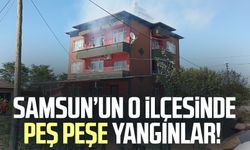 Samsun Çarşamba'da peş peşe yangınlar!