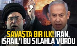 Savaşta bir ilk! İran, İsrail'i bu silahla vurdu
