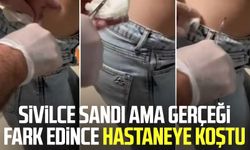 Sivilce sandı ama gerçeği fark edince hastaneye koştu