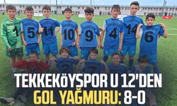 Tekkeköyspor u 12'den gol yağmuru: 8-0