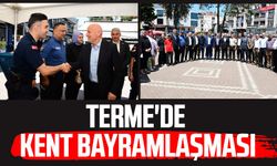 Terme'de bayramlaşma programı düzenlendi