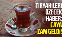 Tiryakileri üzecek haber: Çaya zam geldi!