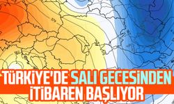 Türkiye'de salı gecesinden itibaren başlıyor