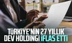 Kriz onları da vurdu! Türkiye'nin 27 yıllık dev holdingi iflas etti
