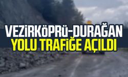 Vezirköprü-Durağan yolu trafiğe açıldı