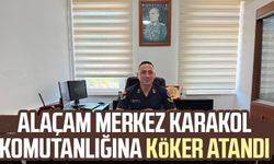 Alaçam Merkez Karakol Komutanlığına Yılmaz Köker atandı